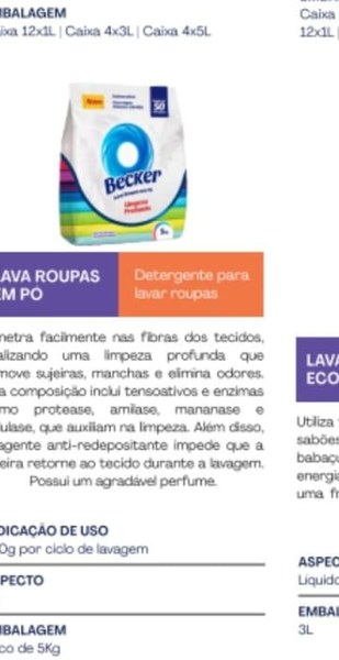 Lava-Roupas em Pó 5kg